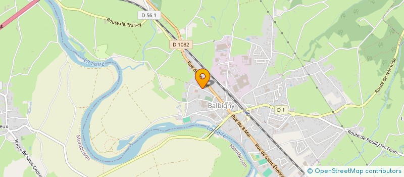 localisation de l'entreprise CY'BELLE  BALBIGNY