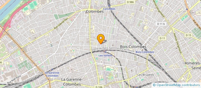 localisation de l'entreprise CY - HOLDING  COLOMBES