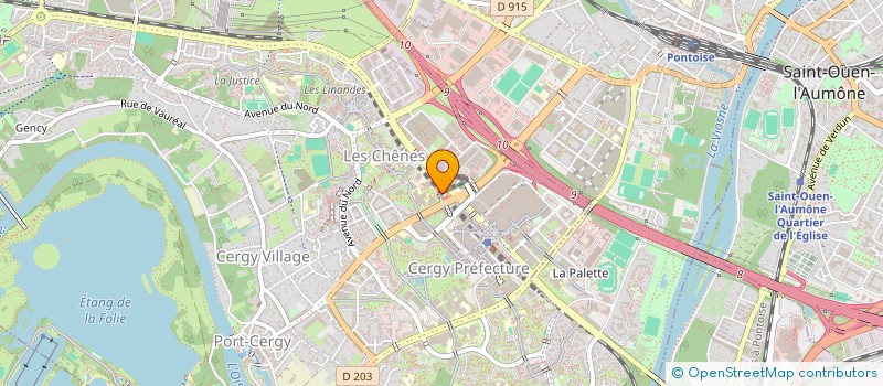 localisation de l'entreprise CY MAG  CERGY