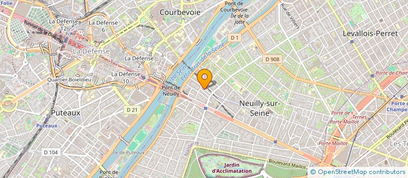 localisation de l'entreprise CY-MARKET à NEUILLY-SUR-SEINE