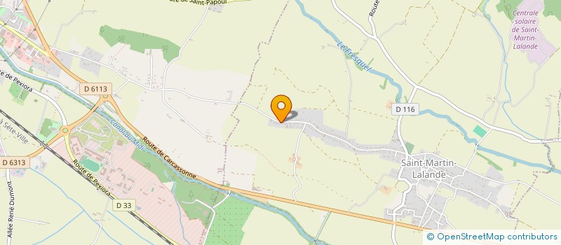 localisation de l'entreprise CY PROD  SAINT MARTIN LALANDE