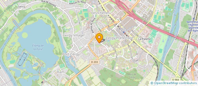 localisation de l'entreprise CY TEK  CERGY