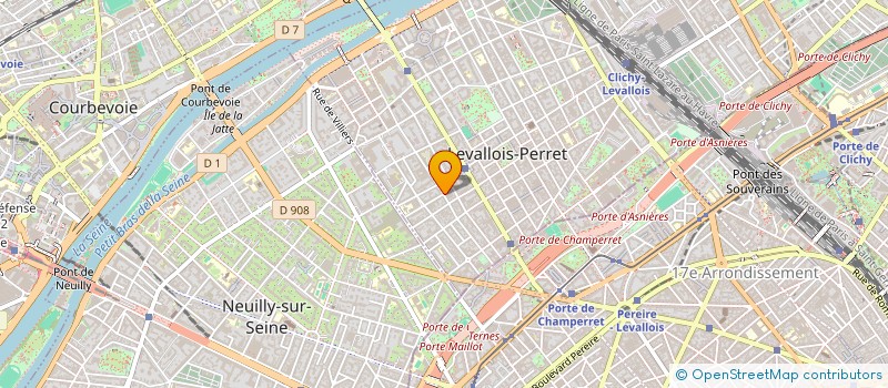 localisation de l'entreprise CY1 à LEVALLOIS-PERRET