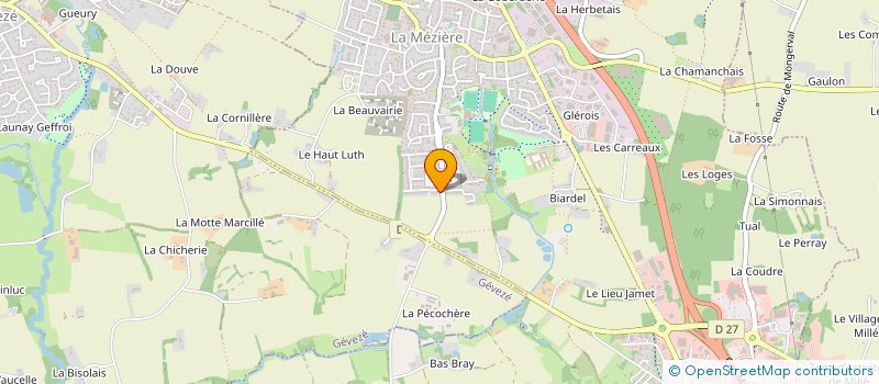 localisation de l'entreprise CY2M  LA MEZIERE