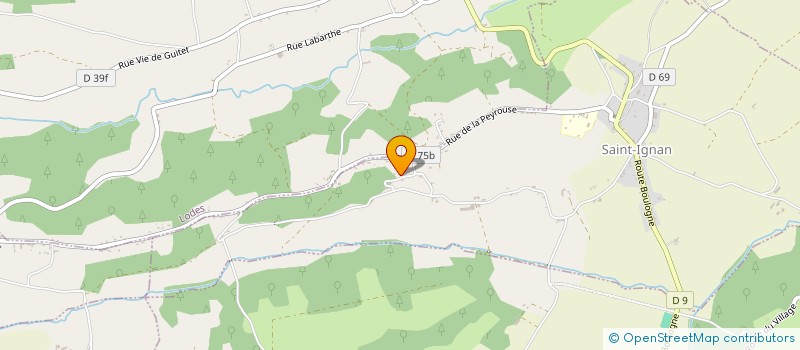 localisation de l'entreprise CYA IMMOBILIER  SAINT-GAUDENS