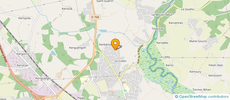 localisation de l'entreprise CYA-IO  BRECH