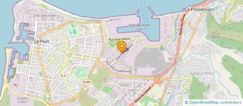 localisation de l'entreprise CYA TP OCEAN INDIEN  LE PORT
