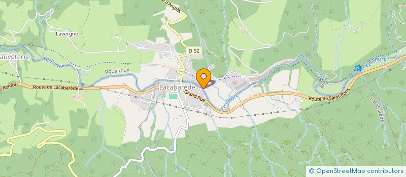 localisation de l'entreprise CYAA  ROUAIROUX