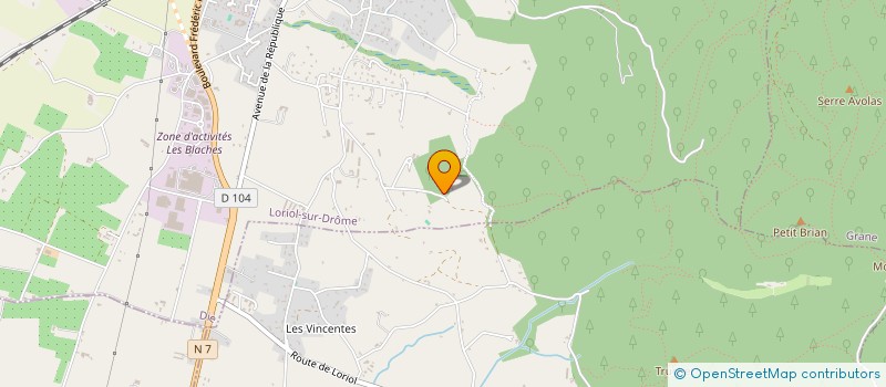 localisation de l'entreprise CYAC  LORIOL-SUR-DROME