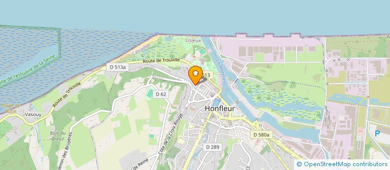localisation de l'entreprise CYAELI à HONFLEUR