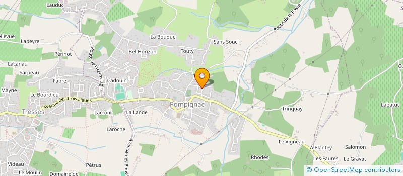 localisation de l'entreprise CYAL  POMPIGNAC