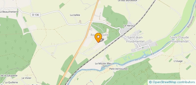 localisation de l'entreprise CYAM  SAINT-JEAN-FROIDMENTEL