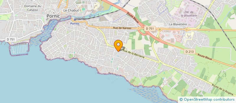 localisation de l'entreprise CYAN  PORNIC