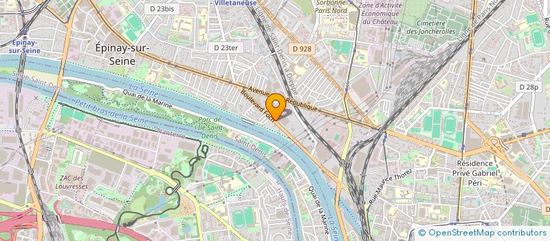 localisation de l'entreprise CYAN à EPINAY-SUR-SEINE