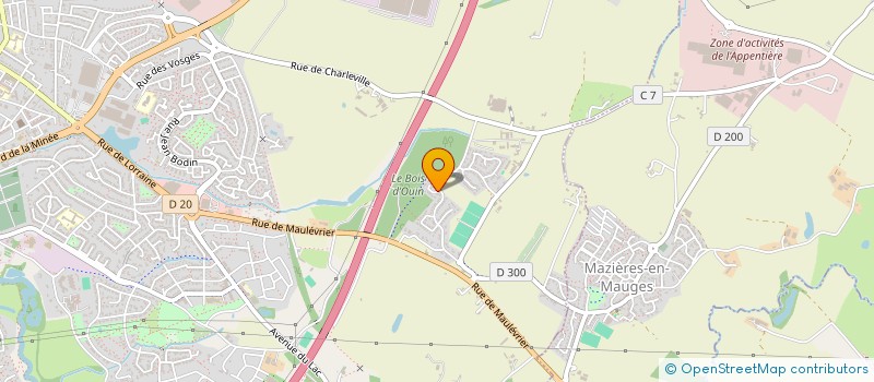 localisation de l'entreprise CYAN à CHOLET