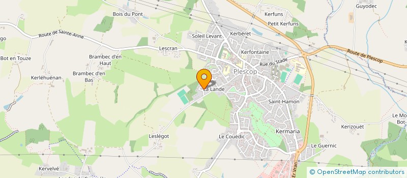 localisation de l'entreprise CYAN IMMO  PLESCOP