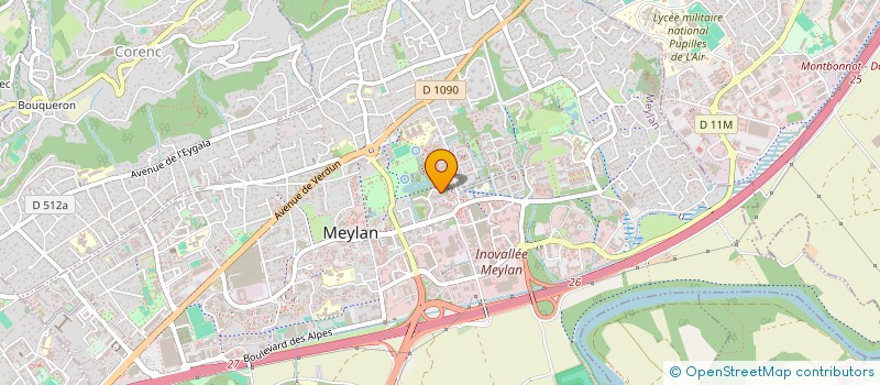 localisation de l'entreprise CYAN INVEST  MEYLAN