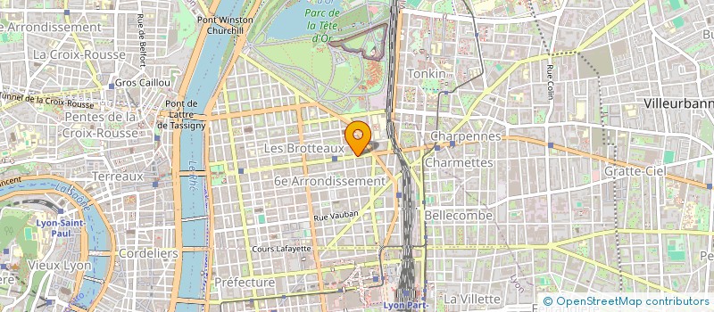localisation de l'entreprise CYANA à LYON