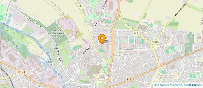 localisation de l'entreprise CYANEXT à AMIENS