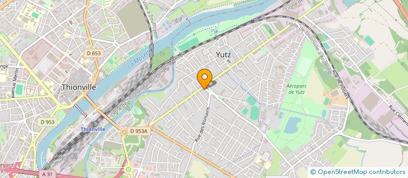 localisation de l'entreprise CYB  YUTZ