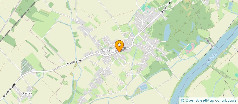 localisation de l'entreprise CYB  SASSENAY