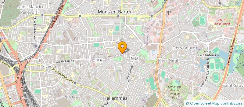 localisation de l'entreprise CYB'HAIRE'COIFFURE  MONS-EN-BARUL