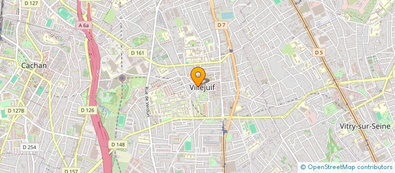 localisation de l'entreprise CYBA SYSTEM à VILLEJUIF