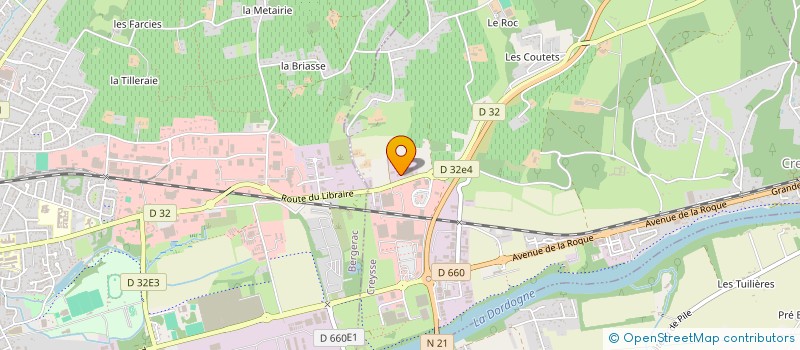 localisation de l'entreprise CYBAS  CREYSSE