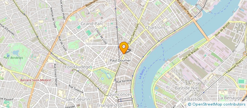 localisation de l'entreprise CYBEL DECO  BORDEAUX