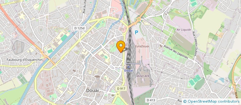 localisation de l'entreprise CYBEL HOLDING à DOUAI