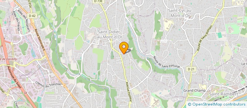 localisation de l'entreprise CYBEL IMMO  SAINT-DIDIER-AU-MONT-D'OR