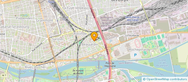 localisation de l'entreprise CYBELCITY CD 1  TOURS