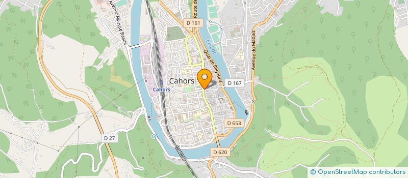 localisation de l'entreprise CYBELE à CAHORS