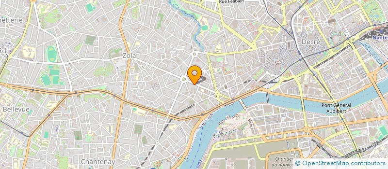 localisation de l'entreprise CYBELE à NANTES