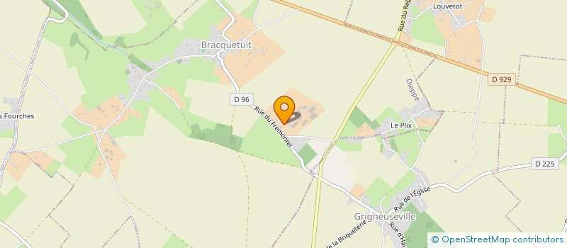 localisation de l'entreprise CYBELE  BRACQUETUIT