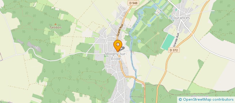 localisation de l'entreprise CYBELE  ONCY-SUR-ECOLE