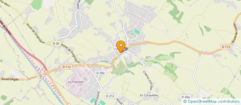 localisation de l'entreprise CYBELE  VERFEIL