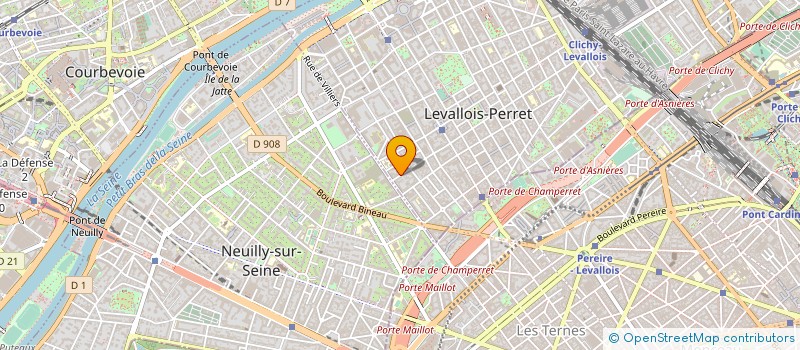 localisation de l'entreprise CYBELE - AGROCARE SAS à LEVALLOIS-PERRET