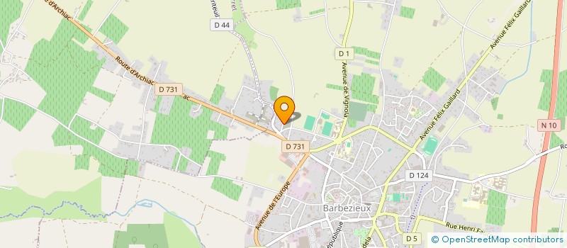 localisation de l'entreprise CYBELE BOIS SA à BARRET