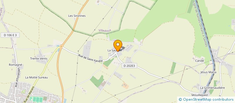 localisation de l'entreprise CYBELE HABITAT  SAINT-XANDRE