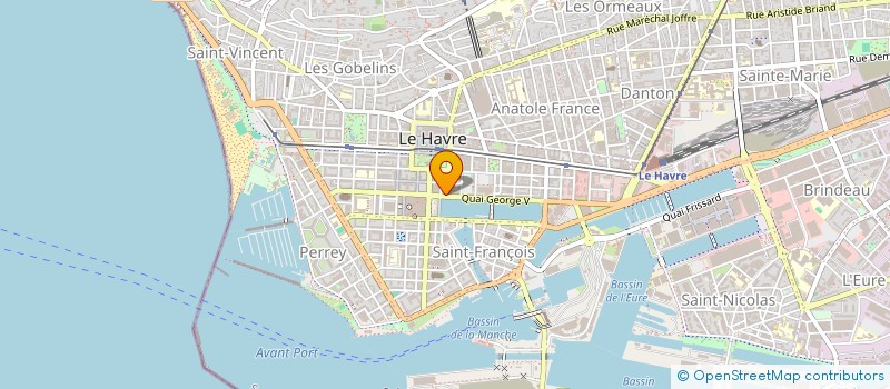 localisation de l'entreprise CYBELE VDC à LE HAVRE