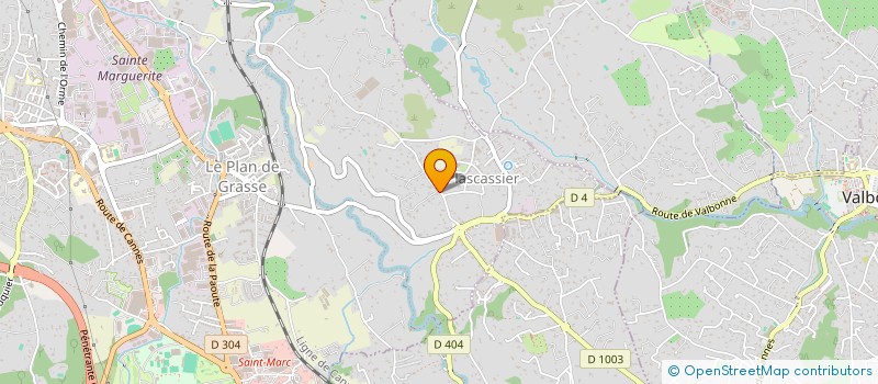 localisation de l'entreprise CYBELES à GRASSE