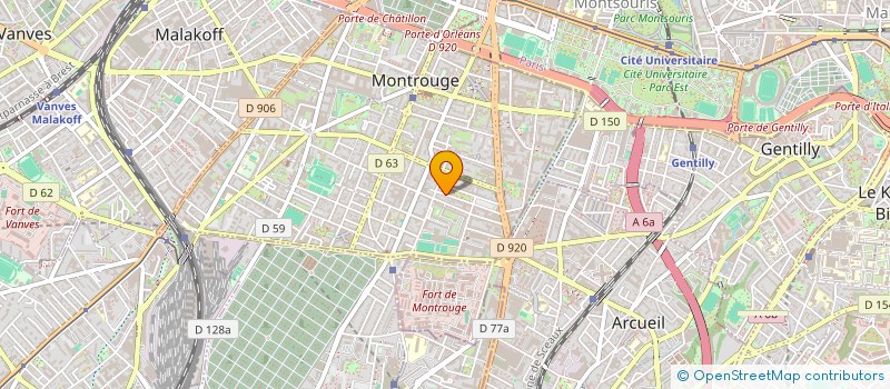 localisation de l'entreprise CYBELETECH PARTNERS  MONTROUGE