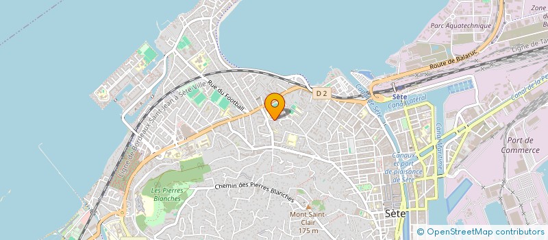 localisation de l'entreprise CYBEN  SETE