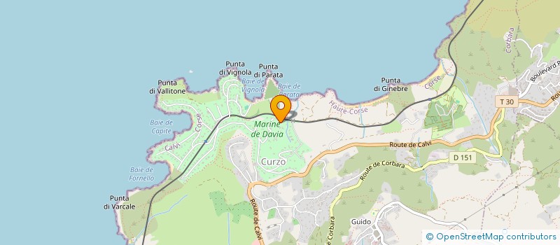 localisation de l'entreprise CYBER 3C à CORBARA