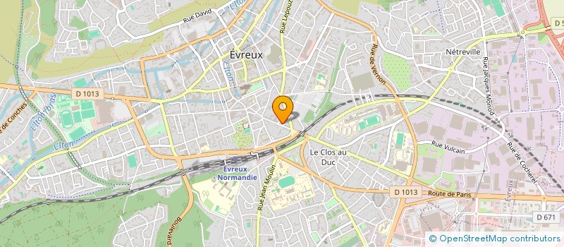 localisation de l'entreprise CYBER 7 à EVREUX