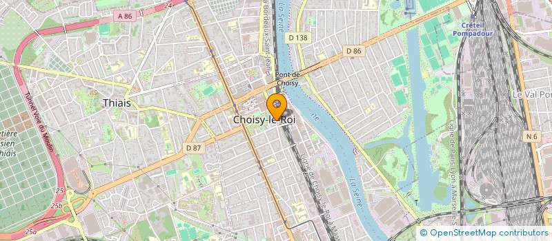 localisation de l'entreprise CYBER CAFE ALOH à CHOISY-LE-ROI