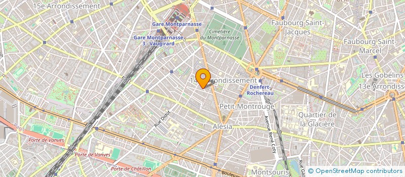 localisation de l'entreprise CYBER CAFE SACHE à PARIS