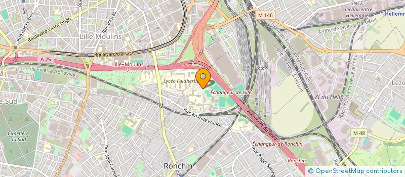 localisation de l'entreprise CYBER CITE à LILLE