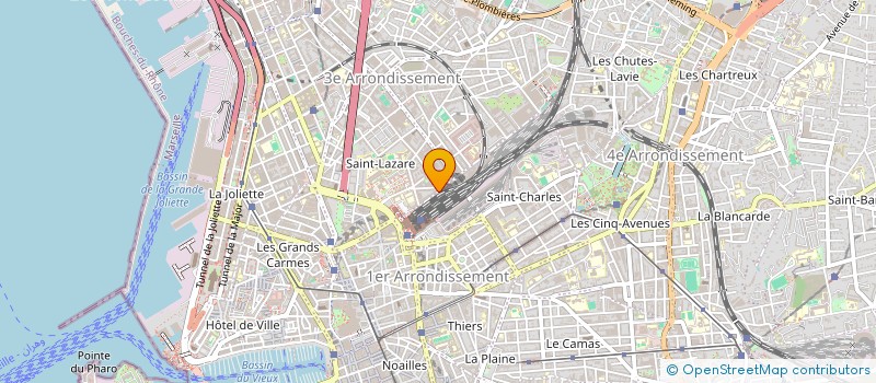 localisation de l'entreprise CYBER-CLASSE (CC) à MARSEILLE